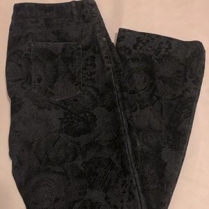 Nine West Velvet Black Pants